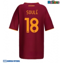 Camisa de Futebol AS Roma Matias Soule #18 Equipamento Principal Mulheres 2025-26 Manga Curta